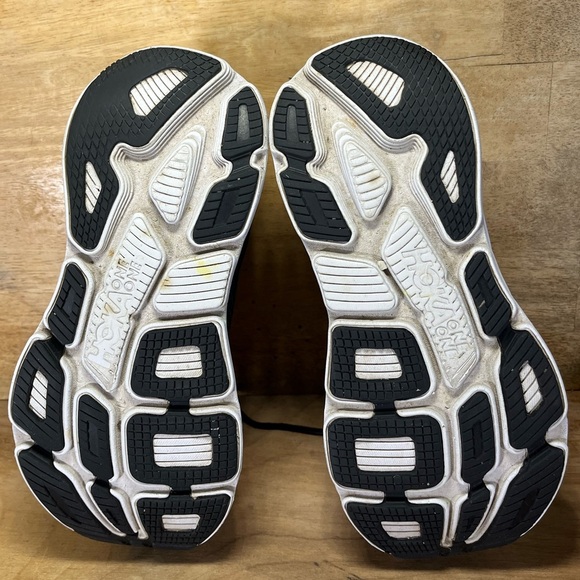 Hoka One One Bondi 7 CUSHIONED Womens Size 8 Running Shoes Sneakers Black - Picture 8 of 12